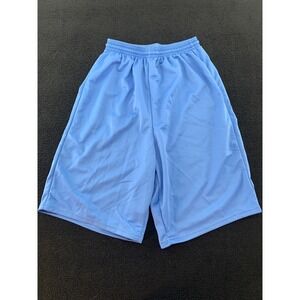 Alleson Athletic Adult Light Blue Polyester Basketball Shorts Size S‎